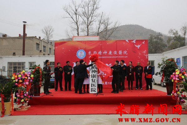米脂精神康复医院正式挂牌成立