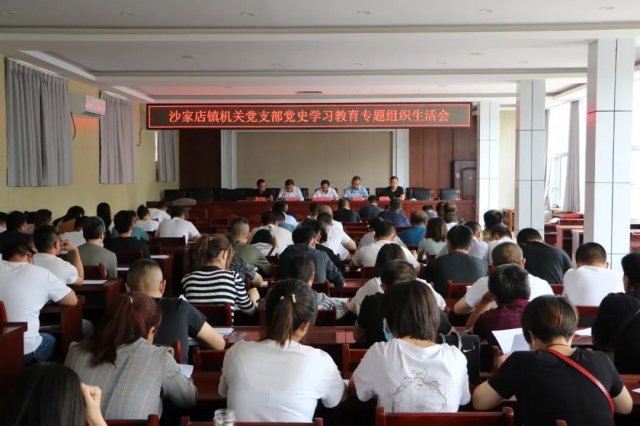 沙家店镇召开机关党支部党史学习教育专题组织生活会