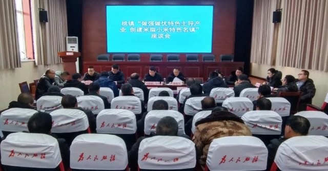 桃镇召开小米产业发展座谈会
