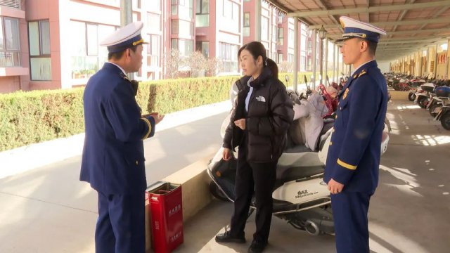 米脂县消防救援大队开展电动车安全专项检查